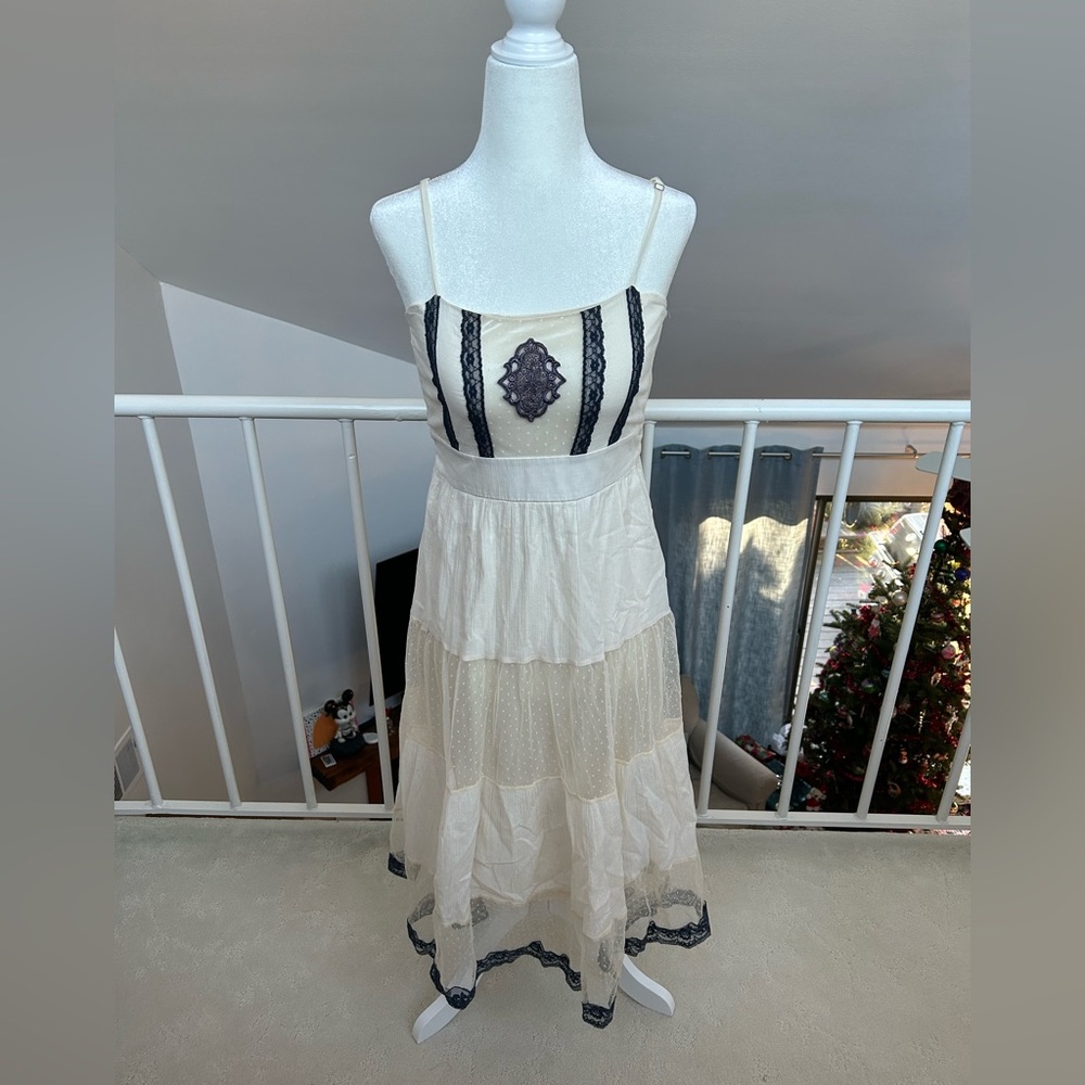 Dreamy Beach Bohemy Rojita Maxi dress Lolita kawaii Japan lace brocade vacation